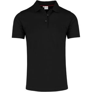 OLYMP Dames Poloshirt zwart, Effen