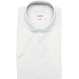Pure Slim Fit Polo shirt Korte mouw wit