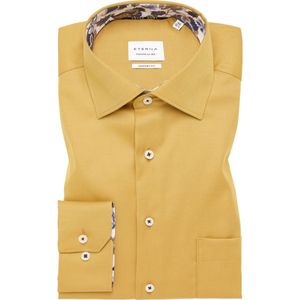 ETERNA Cover Shirt Overhemd geel, Effen