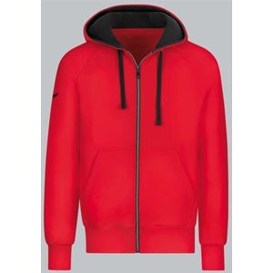 TRIGEMA Regular Fit Hooded Sweatshirt rood, Effen