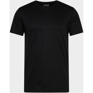 van Laack Meisterwerk T-Shirt ronde hals zwart, Effen