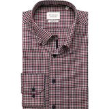 ETERNA - Overhemd - Framboos - Lange Mouw - 100% Katoen - Button-Down Kraag