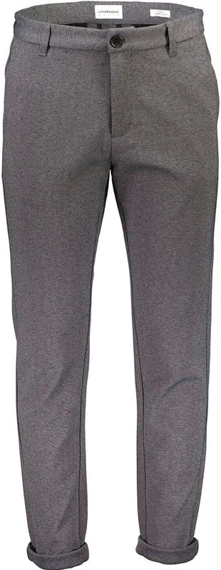 Lindbergh - Linnen Broek - Grijs - Ruit