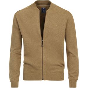 Redmond Casual Cardigan beige, Effen