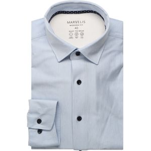 Marvelis Performance Jersey shirt blauw, Faux-uni