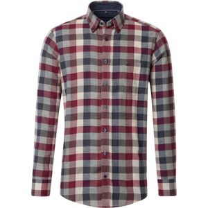 Casa Moda Casual Overhemd rood, Ruit