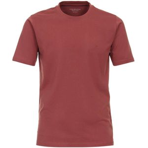 Casa Moda Casual Fit T-Shirt ronde hals rood, Effen