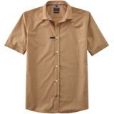 OLYMP - Casual Overhemd - Korte Mouw - Noga - 100% Katoen - Kent Kraag - Poplin