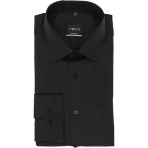 Venti Modern Fit Overhemd ML6 (vanaf 68 CM) zwart