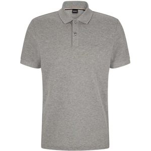 BOSS Polo shirt Korte mouw grijs