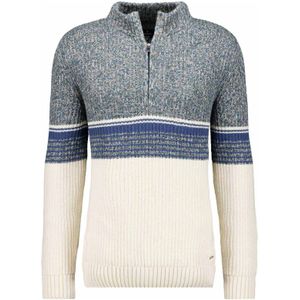 RAGMAN Gebreide trui Staande kraagbeige, Gestreept