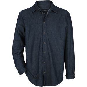 BABISTA Overhemd donkerblauw, Effen
