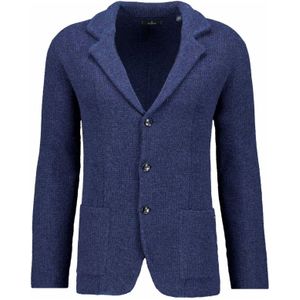 RAGMAN Blazer marine, Gestructureerd