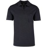 RAGMAN - Softknit Polo Shirt - Marine - Korte Mouw