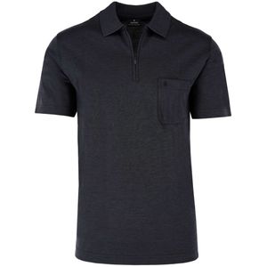 RAGMAN - Softknit Polo Shirt - Marine - Korte Mouw