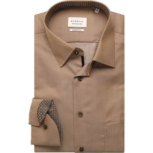 Eterna - Overhemd - Mandel - MODERN FIT - Lange Mouwen - NON IRON