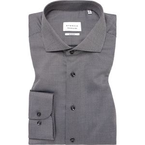 ETERNA Overhemd zilver, Gestructureerd
