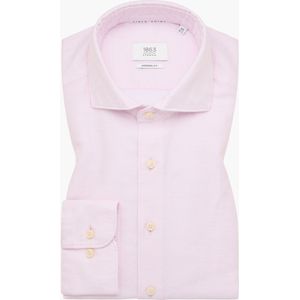 Overhemden - Roze - Katoen - Lange Mouwen - Knoopsluiting - Easy Iron