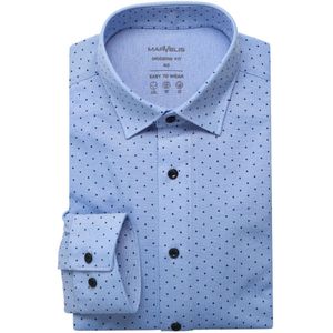 Marvelis Modern Fit Overhemd lichtblauw, Stippen