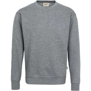 HAKRO 471 Sweatshirt ronde hals grijs, Melange