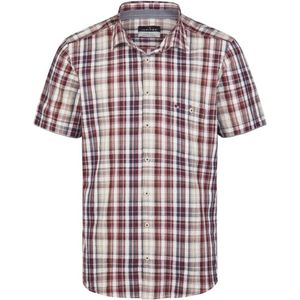 Jupiter Casual Overhemd Korte mouw rood