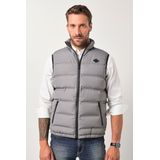 JP1880 Gewatteerd vest grijs, Effen