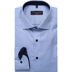 Casa Moda - ML6 - Overhemd - Blauw - 100% Katoen