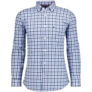 RAGMAN Overhemd blauw, Ruit
