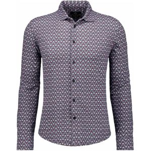 RAGMAN Jersey shirt blauw, Bedrukt