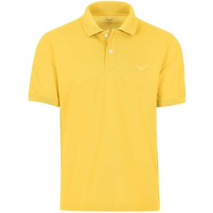 TRIGEMA Comfort Fit Polo shirt Korte mouw geel