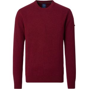 Redmond Casual Trui ronde hals rood, Effen