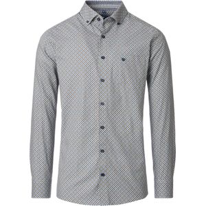 Redmond Overhemd blauw, Bedrukt