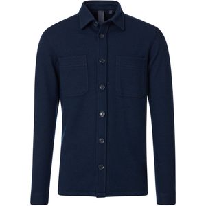 Casa Moda Overshirt blauw, Effen