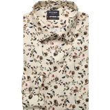 OLYMP Luxor Overhemd beige, Bedrukt