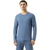 Mey - Jefferson - Longsleeve - Smoky Blue - Normale Pasvorm - Lange Mouw