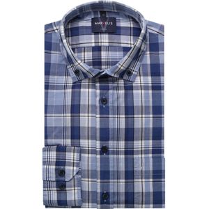 Marvelis Casual Regular Fit Overhemd marine, Ruit