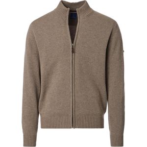 Redmond - Cardigan - Bruin - Effen