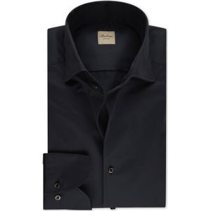 Stenströms Overhemd donkerblauw, Effen