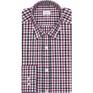 Seidensticker Flanellen Overhemd rood/blauw, Ruit