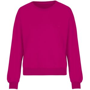 TRIGEMA Sweatshirt ronde halsmagenta, Effen