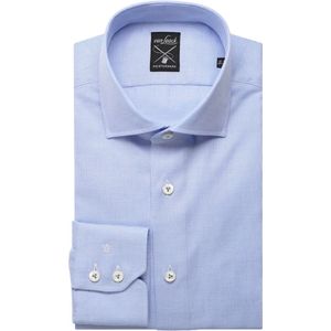 van Laack Meisterwerk Tailor Fit Overhemd blauw/wit, Motief