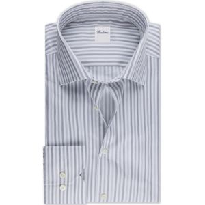 Stenströms Overhemd grijs, Gestreept