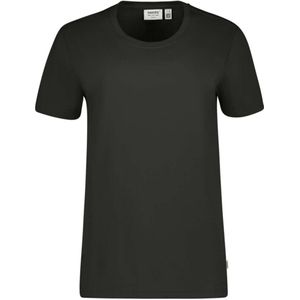 HAKRO Organic T-Shirt ronde hals Koolstof, Effen