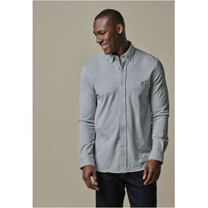 Profuomo Overhemd blauw, Herringbone