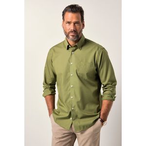 JP1880 Overhemd olijfgroen, Effen