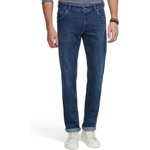 Meyer M5Regular Fit Jeans blauw, Effen