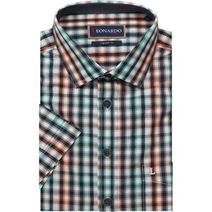 Leonardo by Jupiter Casual Overhemd Korte mouw oranje