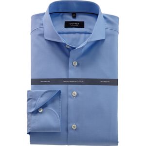 OLYMP SIGNATURE Overhemd blauw, Faux-uni