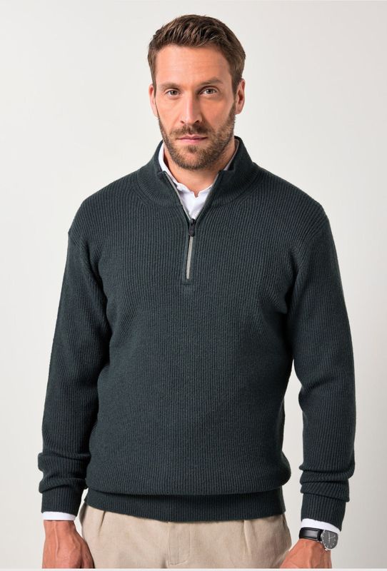 JP1880 Half-Zip Sweater , Effen