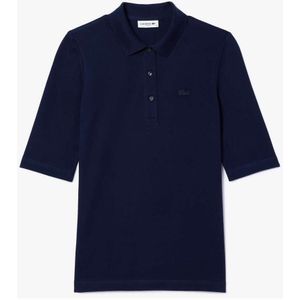 Shirt - Effen - Katoen - Halve Mouw - Slanke Pasvorm